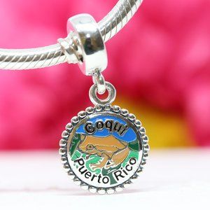 Pandora Silver Coqui Puerto Rico Limited Edition Charm